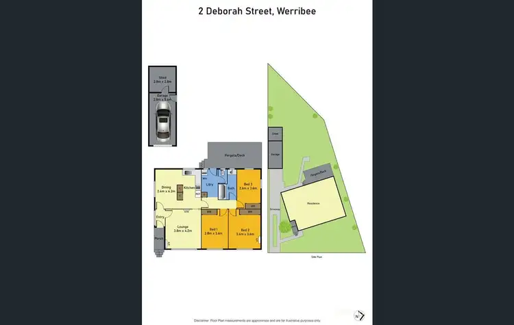 Floorplan of Homely house listing, 2 Deborah St, Werribee VIC 3030