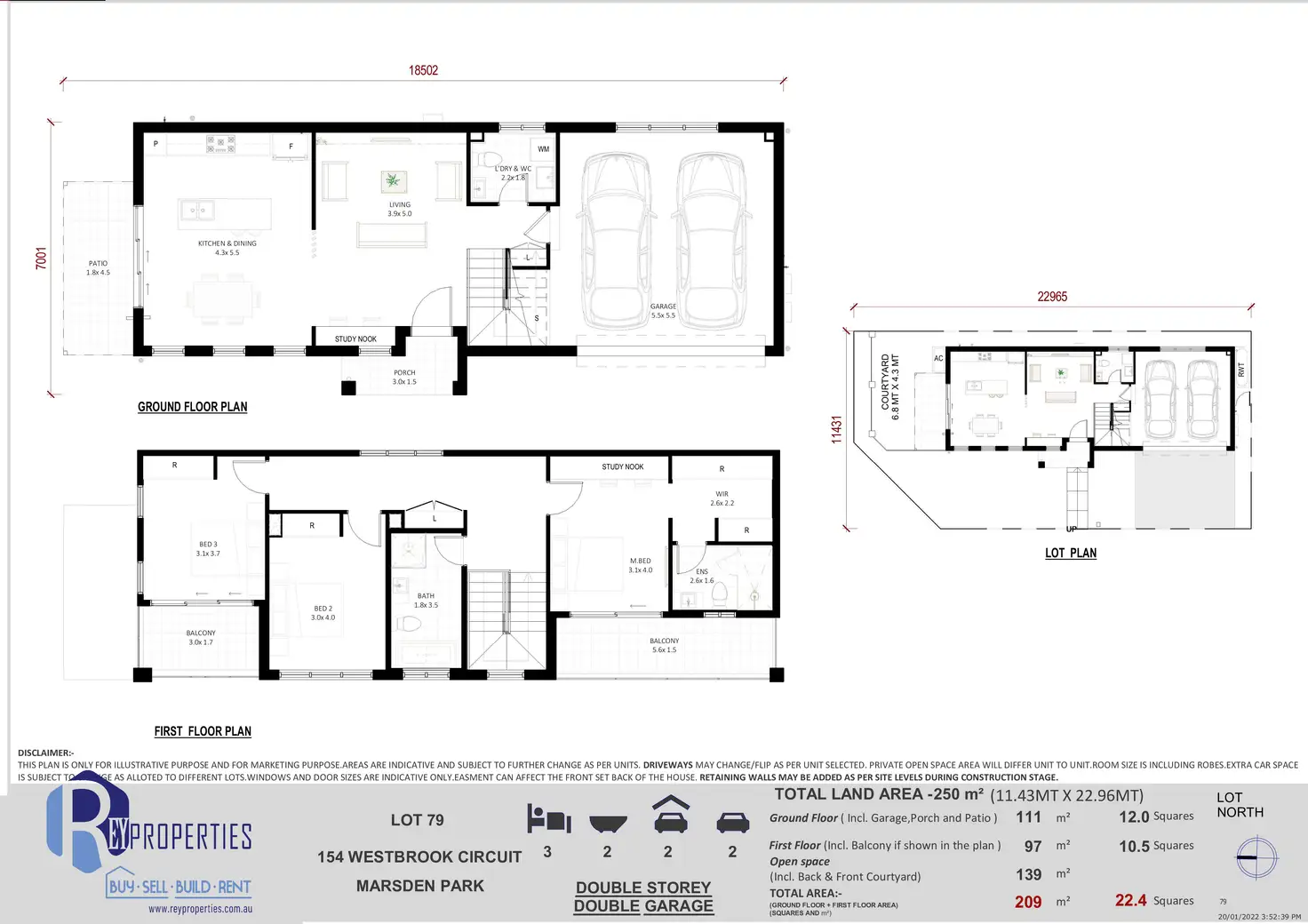 Floorplan of Homely house listing, 154 Westbrook Circuit, Marsden Park NSW 2765