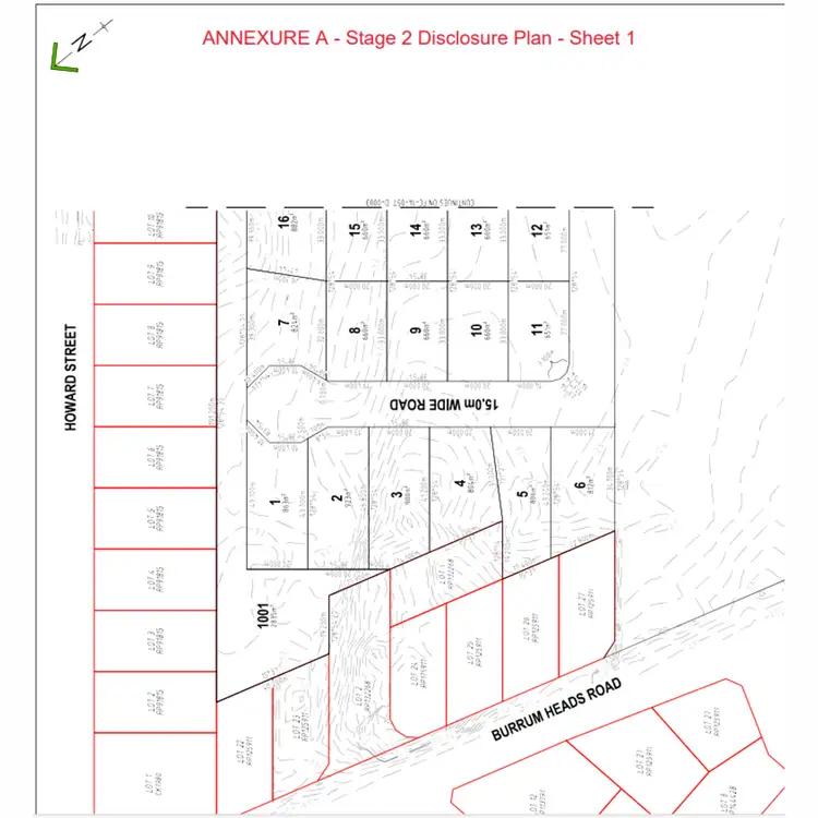 Floorplan of Homely land listing, 6 Charmed waters court, Burrum Heads QLD 4659