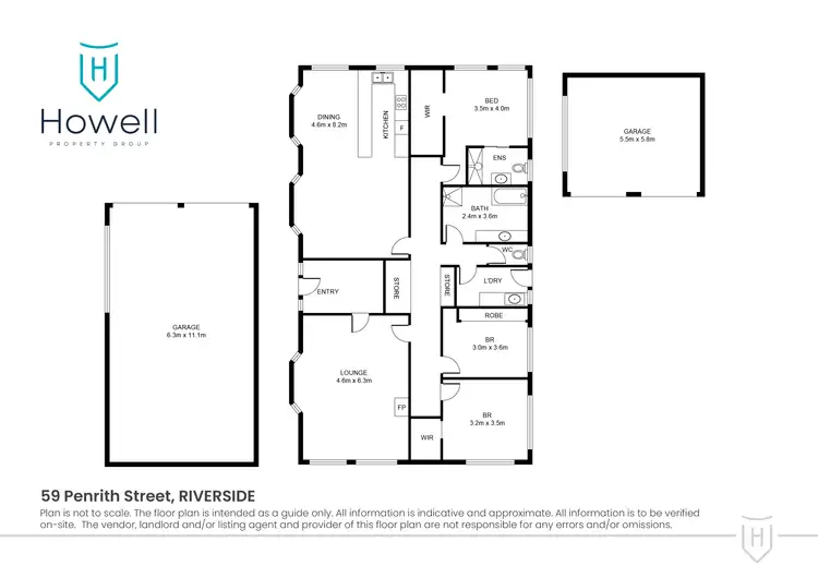 Floorplan of Homely house listing, 59 Penrith Street, Riverside TAS 7250