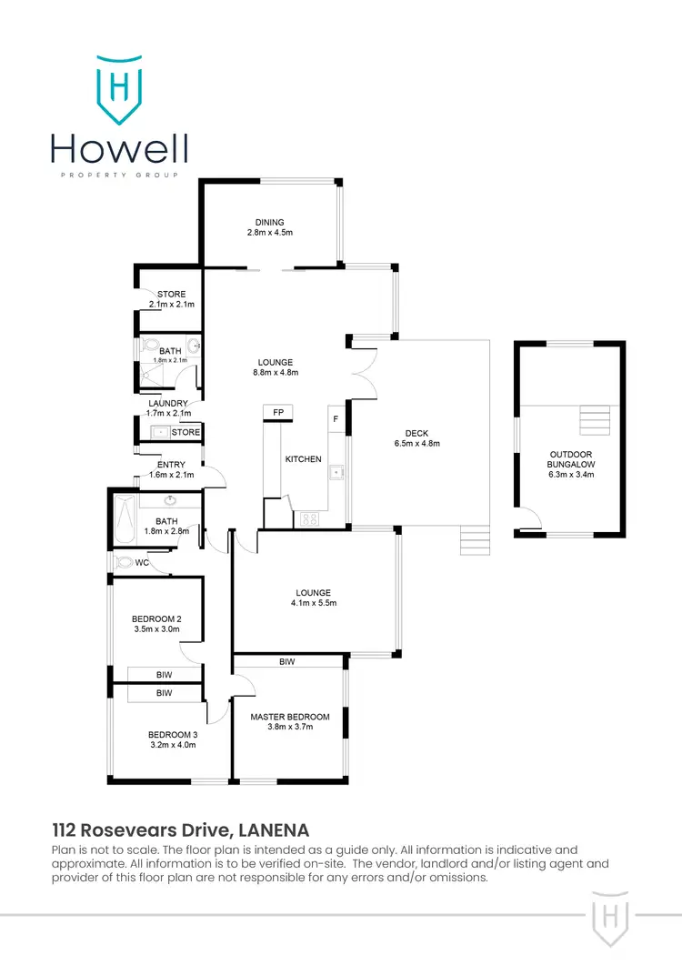 Floorplan of Homely house listing, 112 Rosevears Drive, Lanena TAS 7275