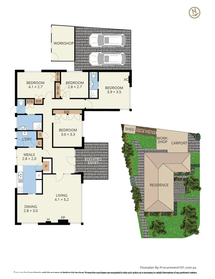Floorplan of Homely house listing, 6 Shaftsbury Drive, Mulgrave VIC 3170