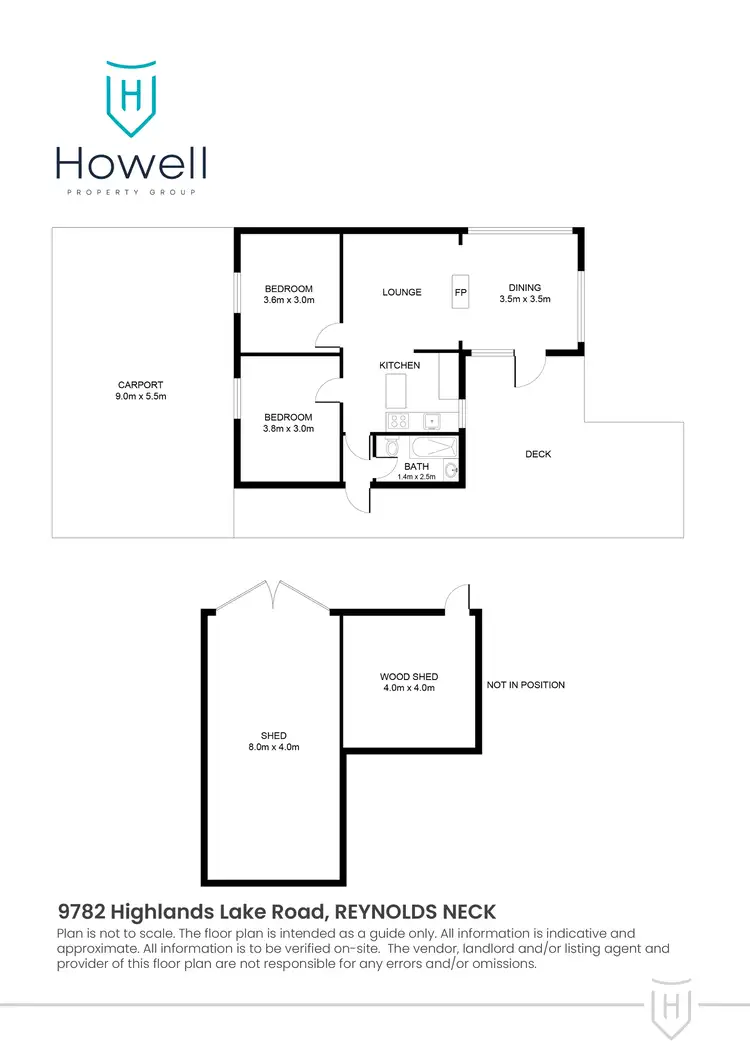 Floorplan of Homely house listing, 9782 Highland Lakes Road, Reynolds Neck TAS 7304