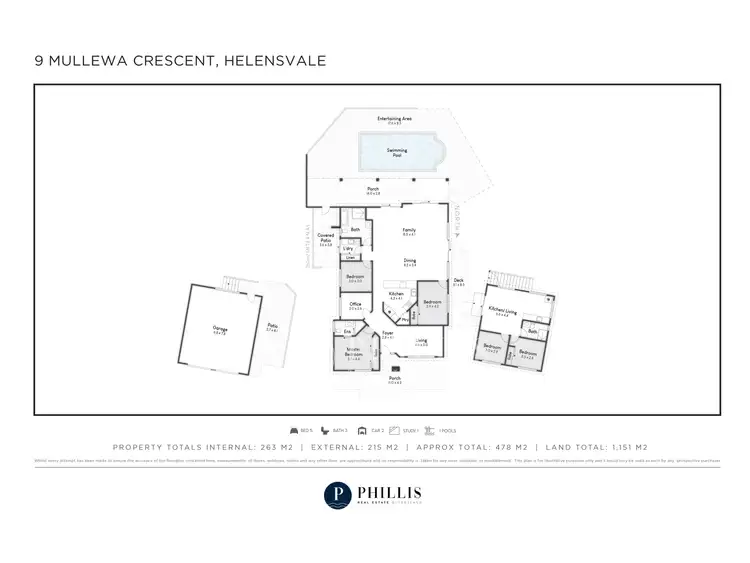 Floorplan of Homely house listing, 9 Mullewa Crescent, Helensvale QLD 4212