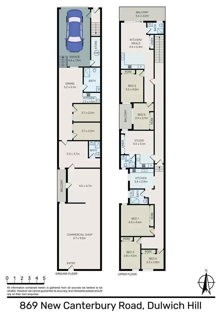 Floorplan of Homely house listing, 869 New Canterbury Rd, Dulwich Hill NSW 2203