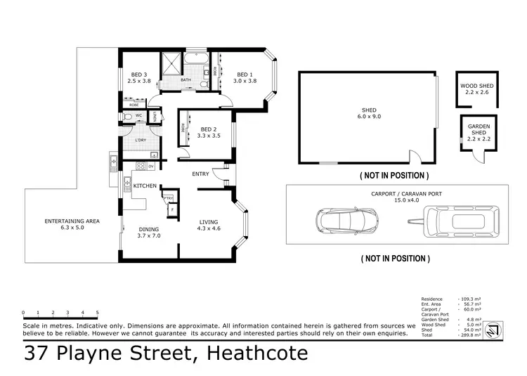 Floorplan of Homely house listing, 37 Playne Street, Heathcote VIC 3523