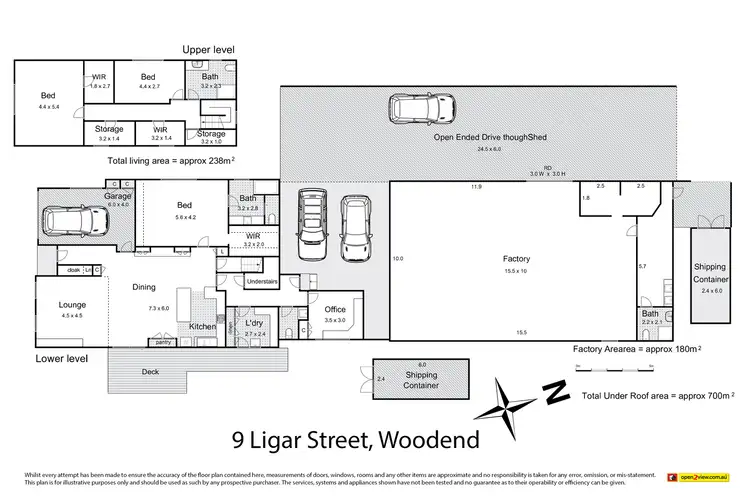 Floorplan of Homely house listing, 9 Ligar Street, Woodend VIC 3442