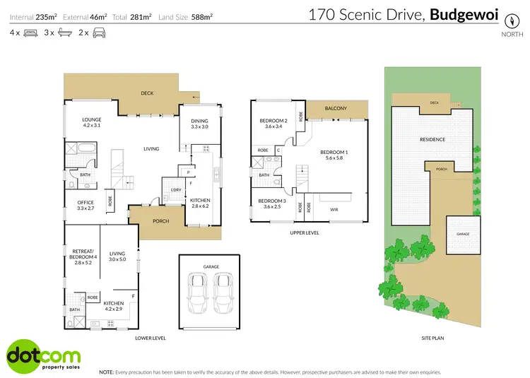 Floorplan of Homely house listing, 170 Scenic Drive, Budgewoi NSW 2262
