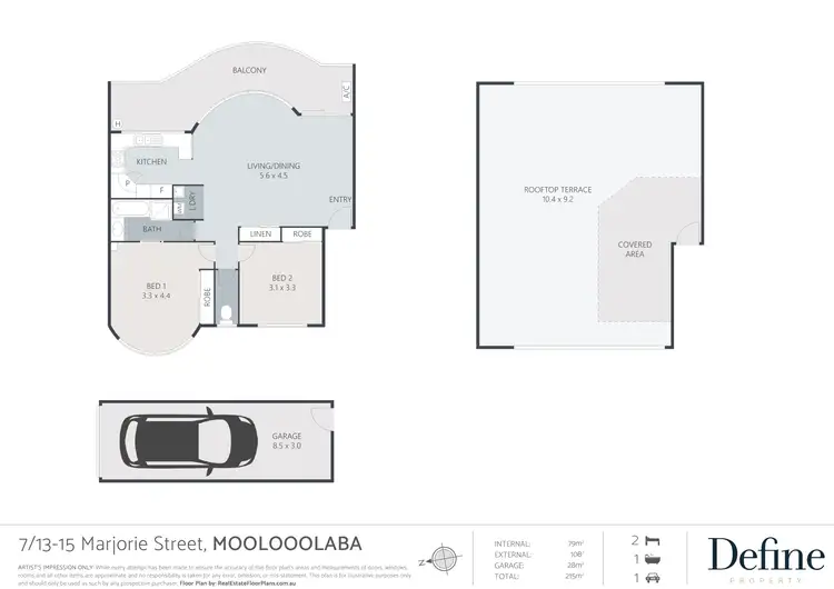 Floorplan of Homely unit listing, 7/13-15 Marjorie Street, Mooloolaba QLD 4557