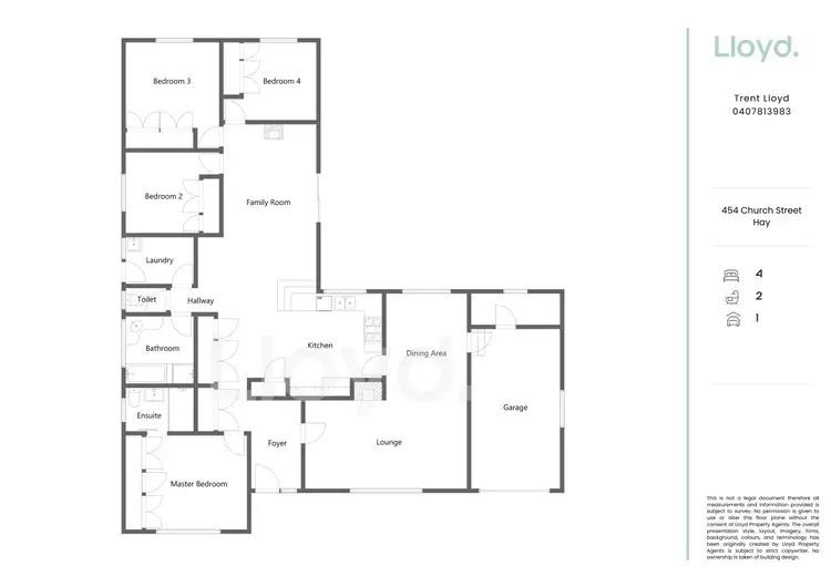 Floorplan of Homely house listing, 454 Church Street, Hay NSW 2711