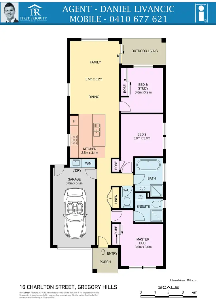 Floorplan of Homely house listing, 16 Charlton Street, Gregory Hills NSW 2557