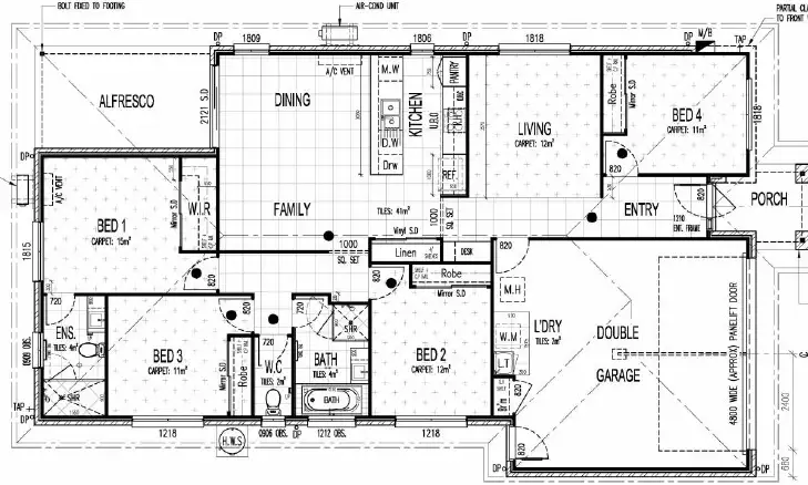 Floorplan of Homely house listing, Address available on request