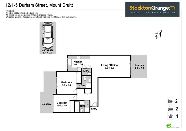 Floorplan of Homely unit listing, 12/1-5 Durham Street, Mount Druitt NSW 2770