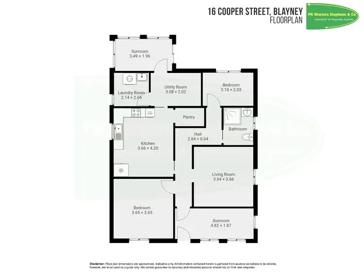 Floorplan of Homely house listing, 16 Cooper Street, Blayney NSW 2799