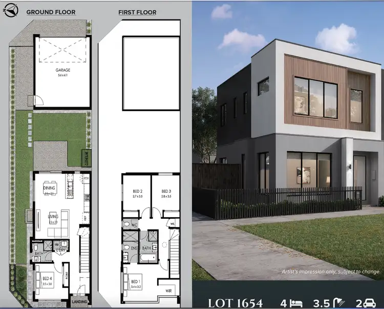 Floorplan of Homely house listing, 341 Brossard Road, Mickleham VIC 3064