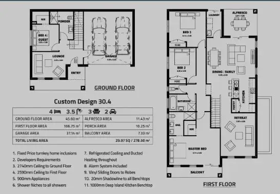 Floorplan of Homely townhouse listing, 5 Rivervalley Boulevard, Sunshine North VIC 3020