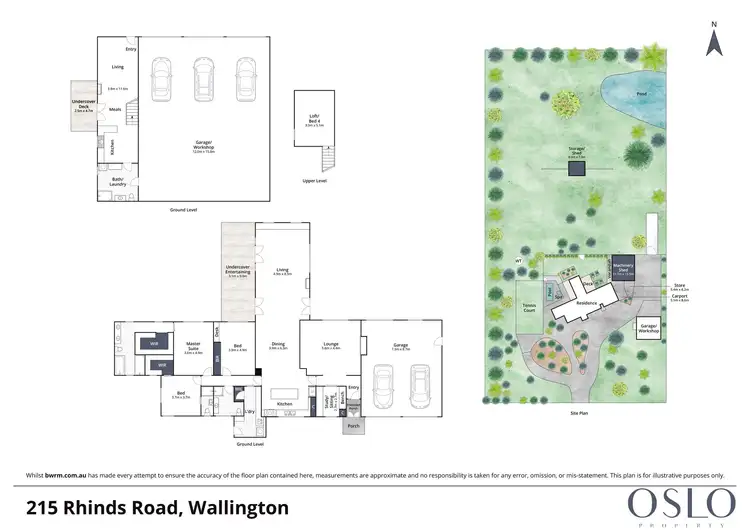 Floorplan of Homely house listing, 215 Rhinds Road, Wallington VIC 3222