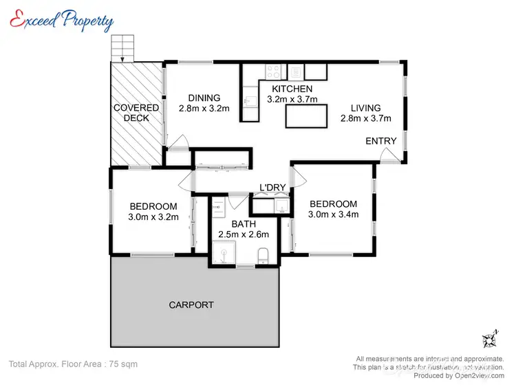 Floorplan of Homely unit listing, 1 & 2/38 Bluetongue Drive, Magra TAS 7140