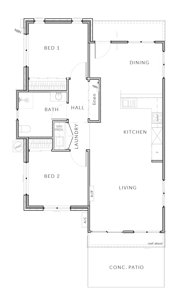 Floorplan of Homely unit listing, 1 & 2/46 Bluetongue Drive, Magra TAS 7140