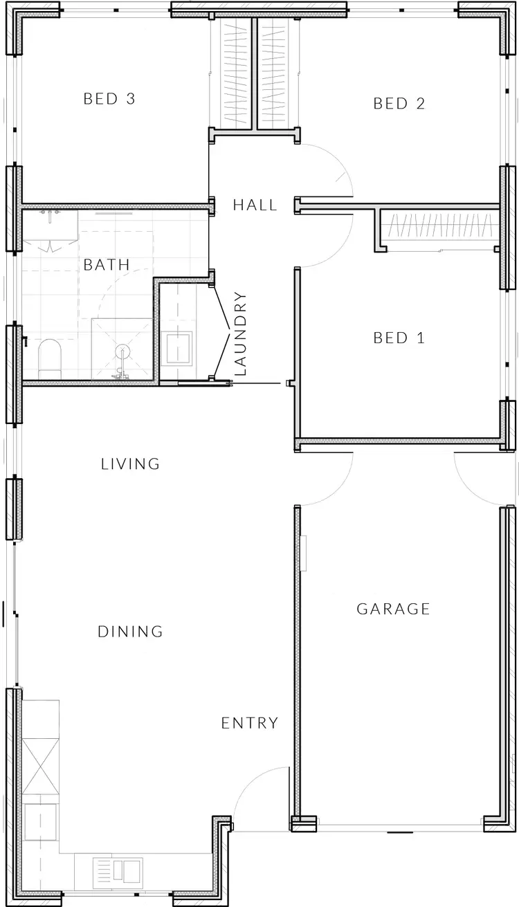 Floorplan of Homely house listing, 13 Bluetongue Drive, Magra TAS 7140