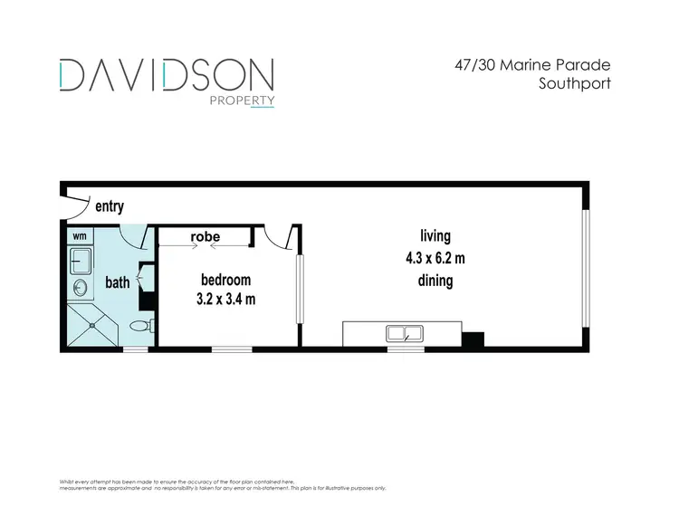 Floorplan of Homely apartment listing, 47/30 Marine Parade, Southport QLD 4215