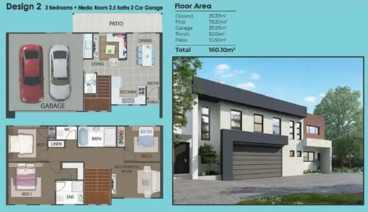 Floorplan of Homely townhouse listing, 20/20 Careel Close, Helensvale QLD 4212