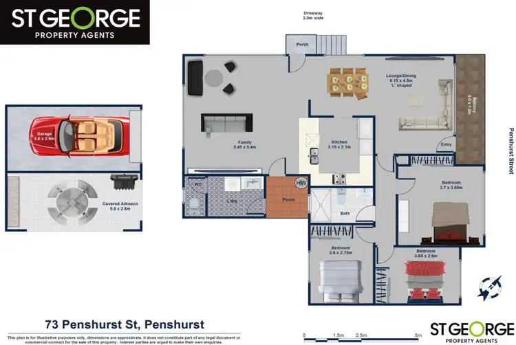 Floorplan of Homely house listing, 73 Penshurst Street, Penshurst NSW 2222