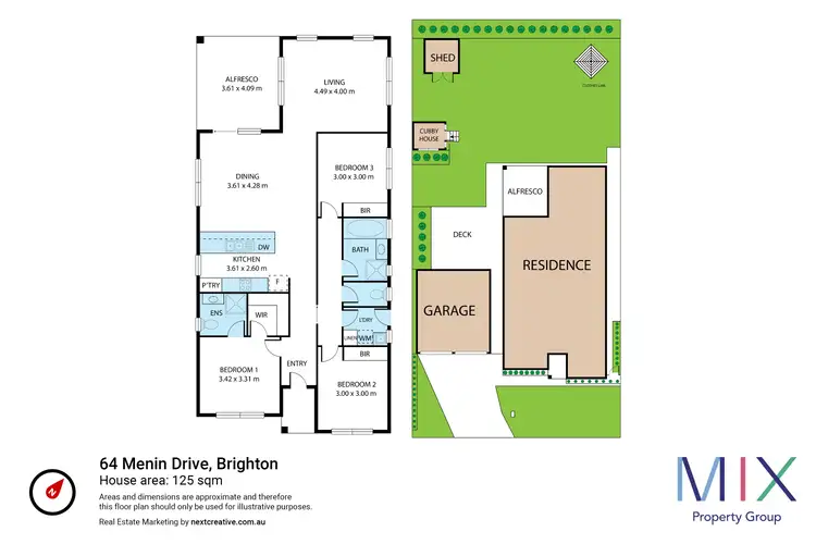 Floorplan of Homely house listing, 64 Menin Drive, Brighton TAS 7030