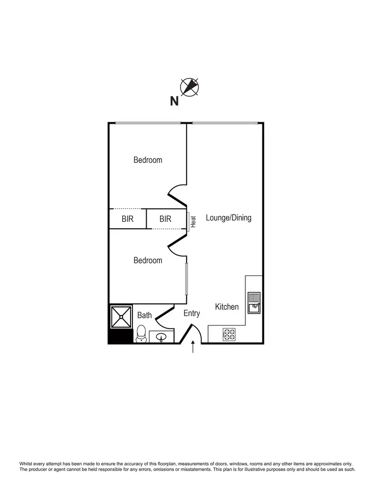 Floorplan of Homely apartment listing, 1910/39 Lonsdale Street, Melbourne VIC 3000