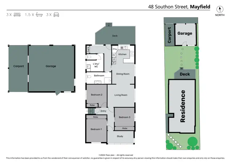 Floorplan of Homely house listing, 48 Southon Street, Mayfield NSW 2304