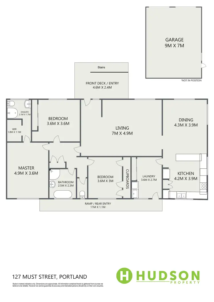 Floorplan of Homely house listing, 127 Must Street, Portland VIC 3305