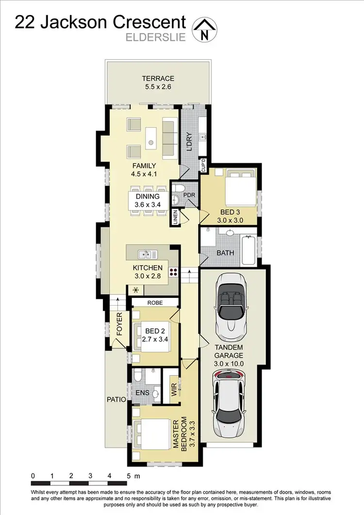 Floorplan of Homely house listing, 22 Jackson Crescent, Elderslie NSW 2570