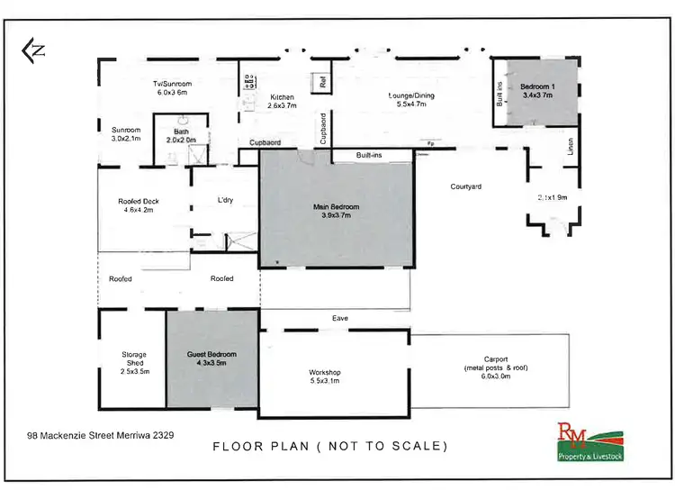 Floorplan of Homely house listing, 98 MACKENZIE STREET, Merriwa NSW 2329