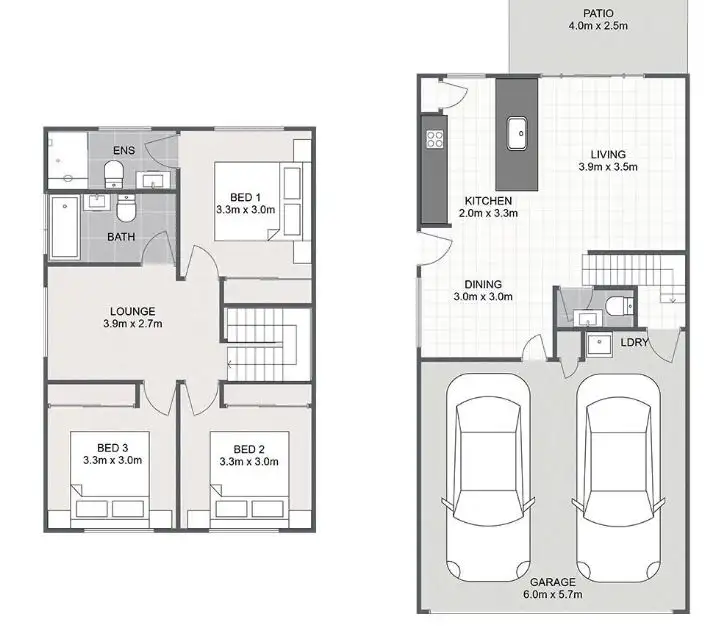 Floorplan of Homely townhouse listing, 11/8 Kokuso Place, Doolandella QLD 4077