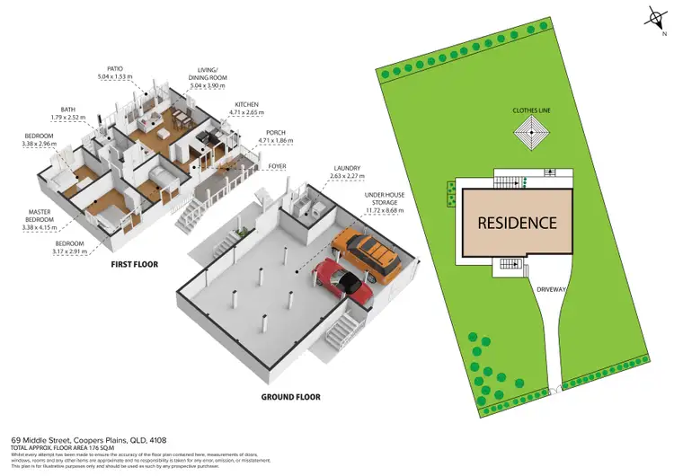 Floorplan of Homely house listing, 69 MIDDLE STREET, Coopers Plains QLD 4108