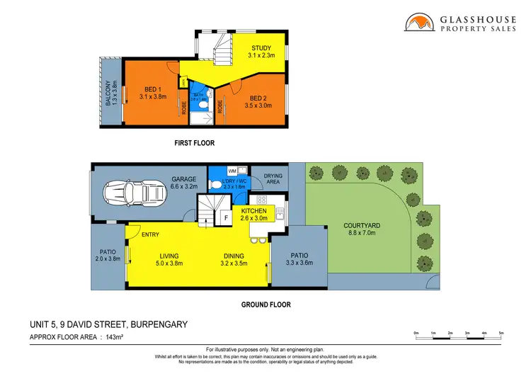 Floorplan of Homely townhouse listing, 5/9 David Street, Burpengary QLD 4505
