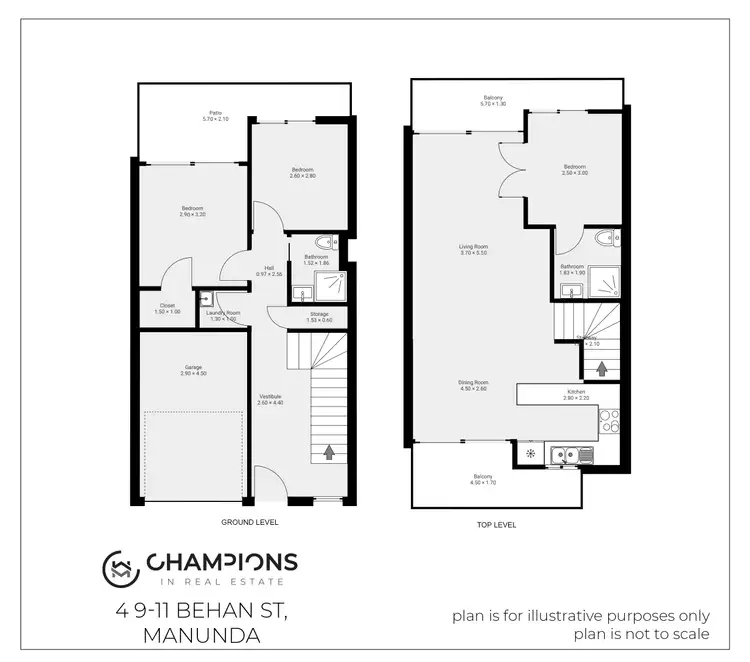 Floorplan of Homely unit listing, 4/9-11 Behan Street, Manunda QLD 4870