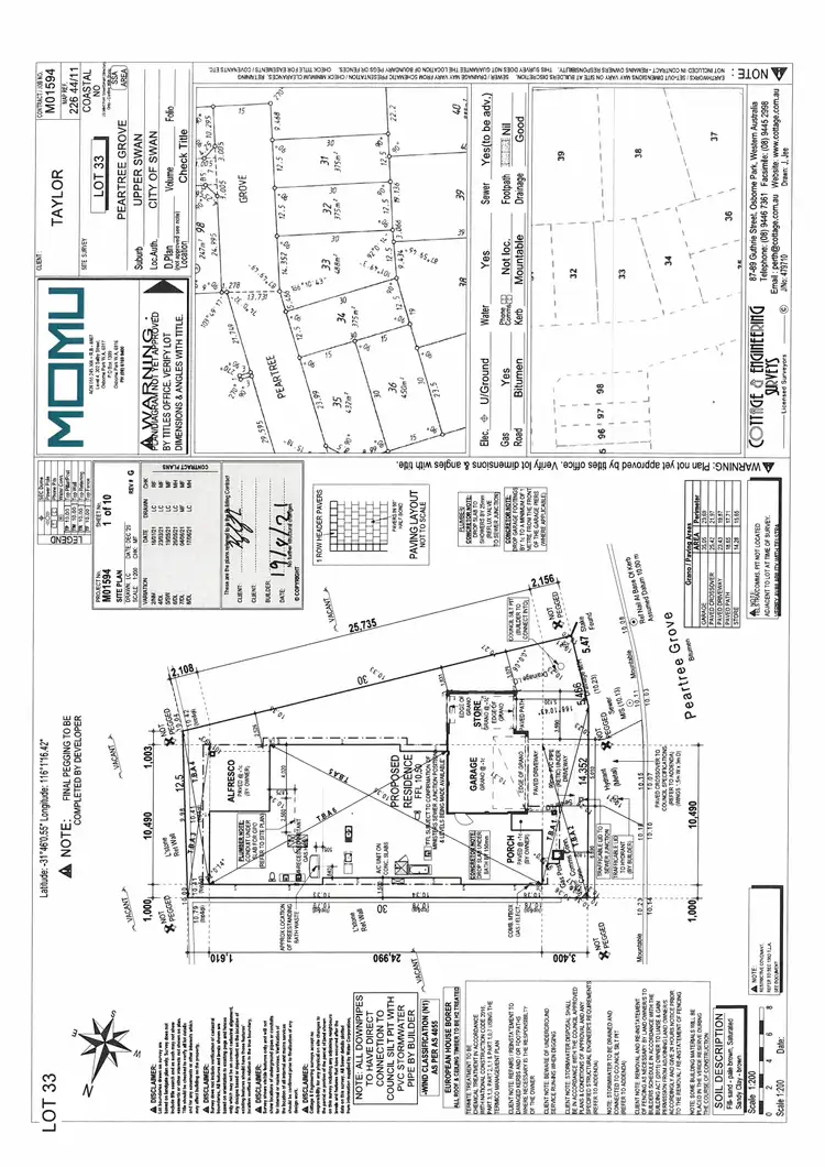 Floorplan of Homely house listing, 6 Peartree Grove, Upper Swan WA 6069