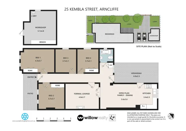 Floorplan of Homely house listing, 25 Kembla Street, Arncliffe NSW 2205