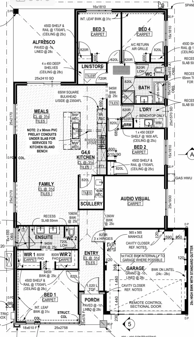 Floorplan of Homely house listing, 7 Berican Parade, Hilbert WA 6112