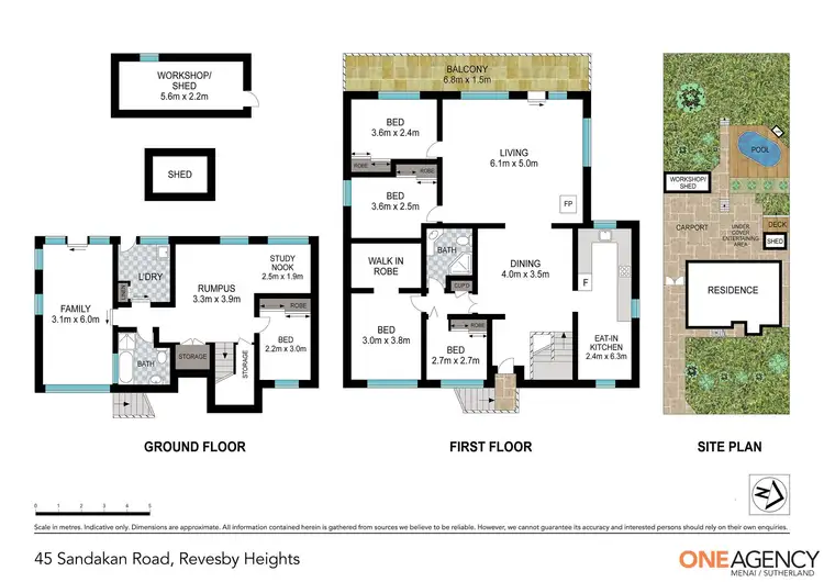 Floorplan of Homely house listing, 45 Sandakan Road, Revesby Heights NSW 2212