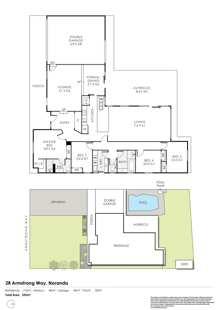 Floorplan of Homely house listing, 28 Armstrong Way, Noranda WA 6062