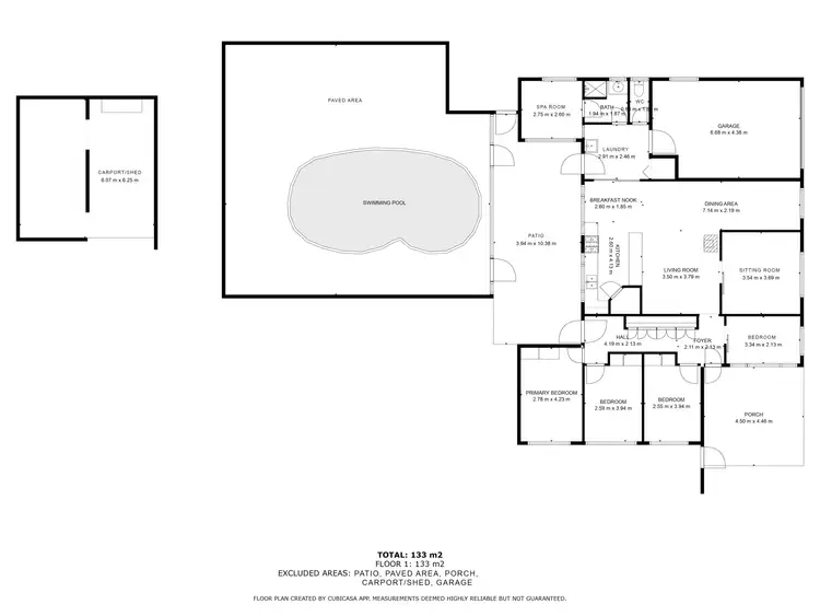 Floorplan of Homely house listing, 103 Lyall Street, Lamington WA 6430