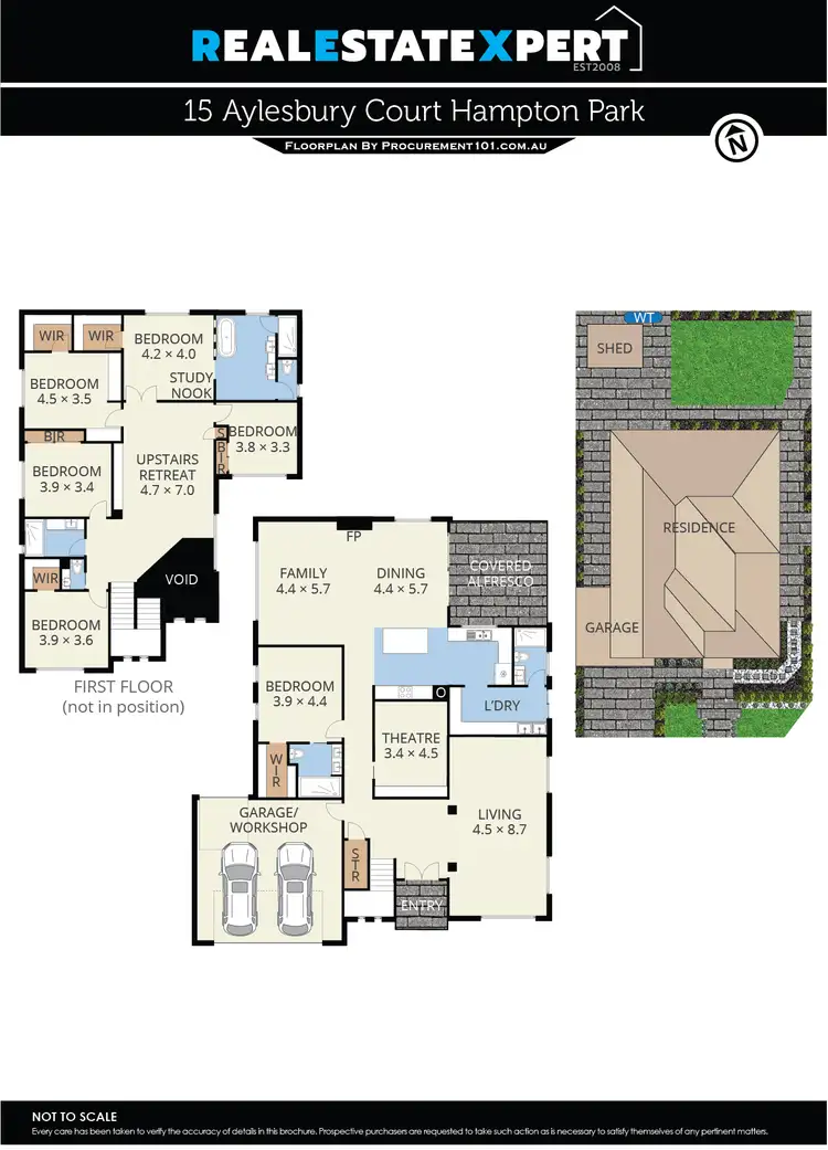 Floorplan of Homely house listing, 15 Aylesbury Court, Hampton Park VIC 3976