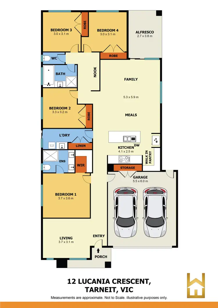Floorplan of Homely house listing, 12 Lucania Crescent, Tarneit VIC 3029