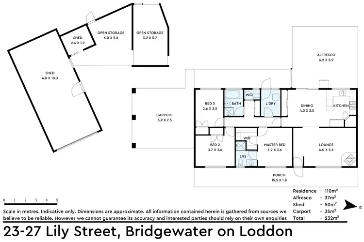 Floorplan of Homely house listing, 23-27 Lily Street, Bridgewater on Loddon VIC 3516