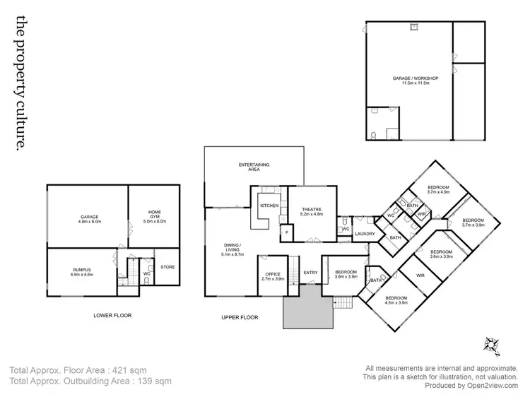 Floorplan of Homely house listing, 187 Lucaston Road, Lucaston TAS 7109