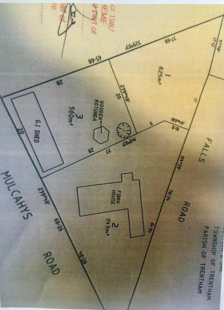 Floorplan of Homely land listing, Lot 1 Falls Road, Trentham VIC 3458