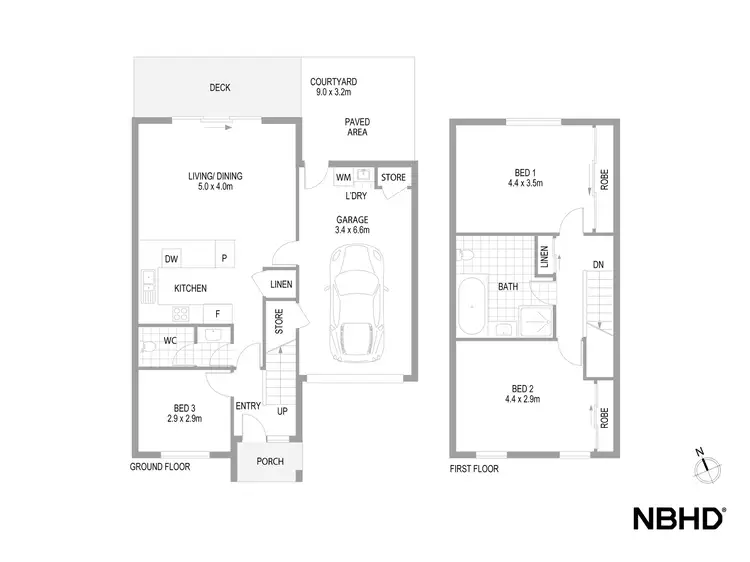 Floorplan of Homely house listing, 12 Beulah Close, Moncrieff ACT 2914
