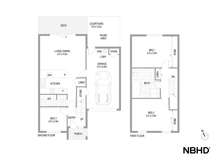 Floorplan of Homely house listing, 12 Beulah Close, Moncrieff ACT 2914